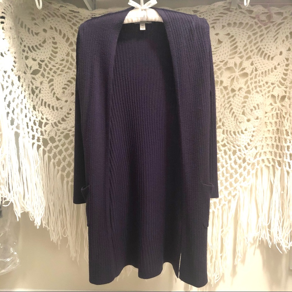 Dana Buchman Ribbed Cardigan
